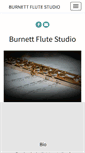 Mobile Screenshot of burnettflutestudio.com